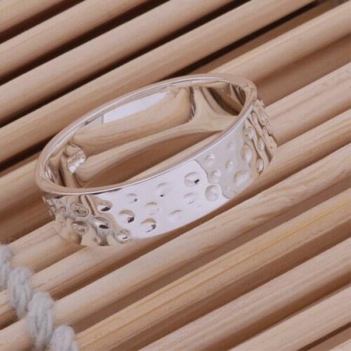 AR292 Hot sterling ring, fashion jewelry, concave pattern /aofajfma aozajgga silver color