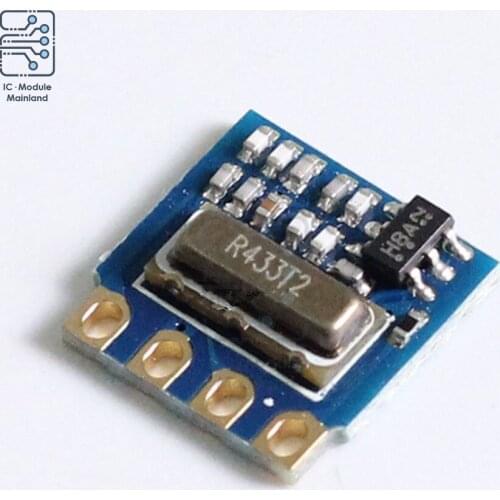 H3V4F H34A 433MHz Transmitter Receiver Wireless Module MINI Funk Send module Ask Chip PCB Board For Arduino Security Alarm