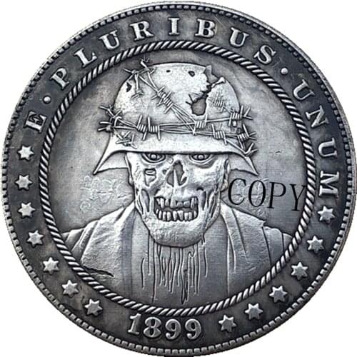 Hobo Nickel 1899-S USA Morgan Dollar COIN COPY Type 180