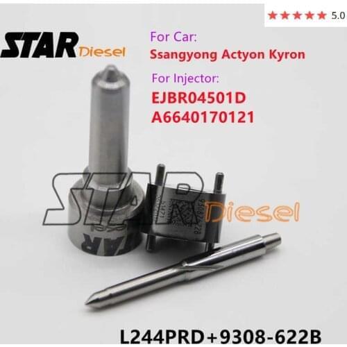 L244PRD L244PBD Nozzle 9308-622B Control Valve 7135-619 Repair Kits For Ssangyong Kyron EJBR04501D A6640170121