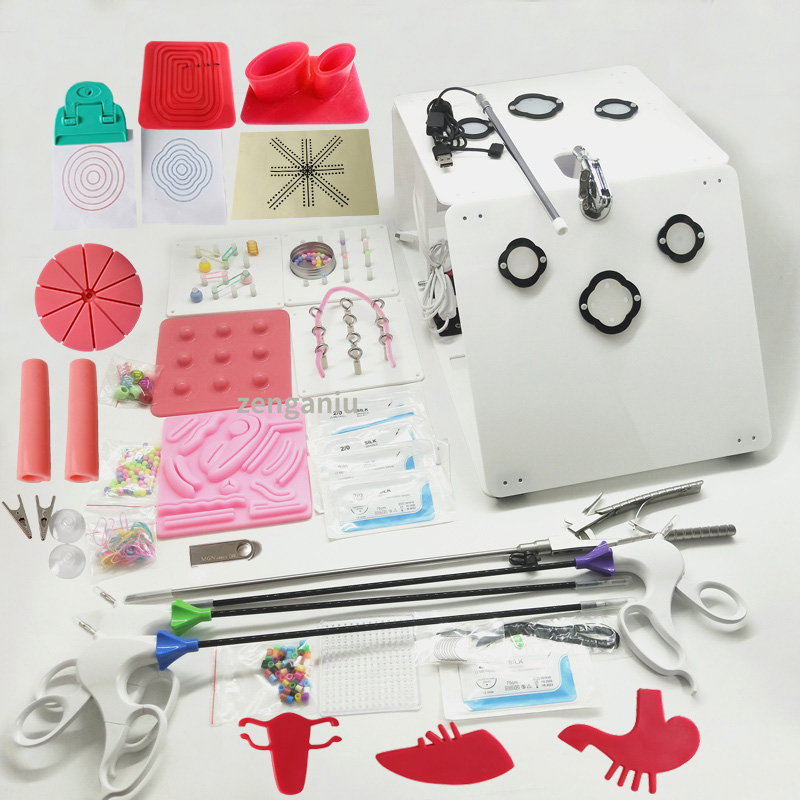 Laparoscopy Tranner Laparoscopic Surgery Training Box Set Simulated Surgical Doctors Nurse Equipment Teaching Practice Tools