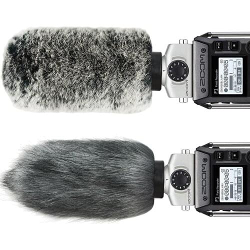 Microphone Furry Rigid Windscreen Muff Mic Wind Cover Fur Filter Outdoor Microphone Windscreen for ZOOM F1-SP