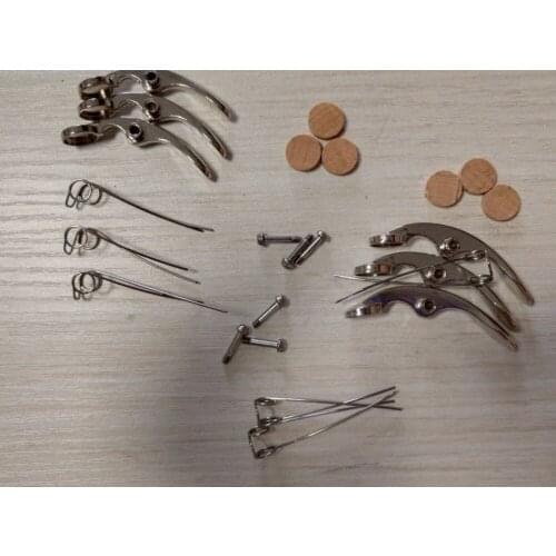 A set of high-quality trumpet instrument repair accessories