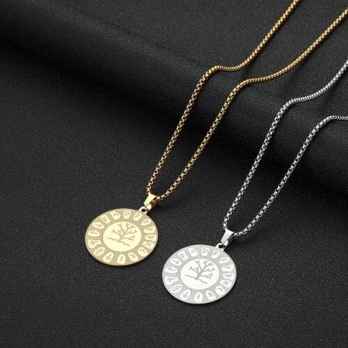 Cxwind Stainless Steel Sun Totem Choker Necklace for women Circle Pendant Chain Necklaces & Pendants chokers Fashion Jewelry