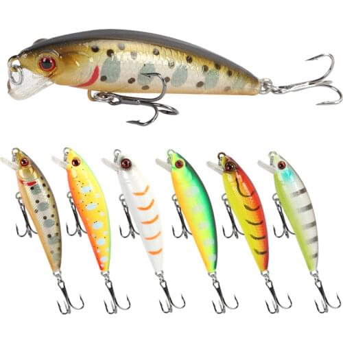 1 pcs 6cm/5.7g floating Minoruya bait freshwater bass mandarin fish bait simulation bait