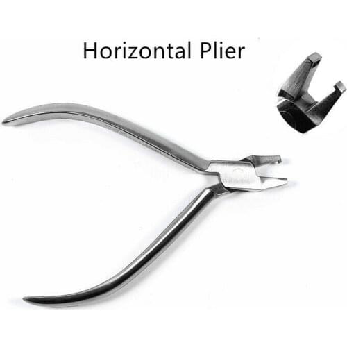 1pcs Dental Orthodontic Thermal Forming Retainer Horizontal Pliers Stainless Steel
