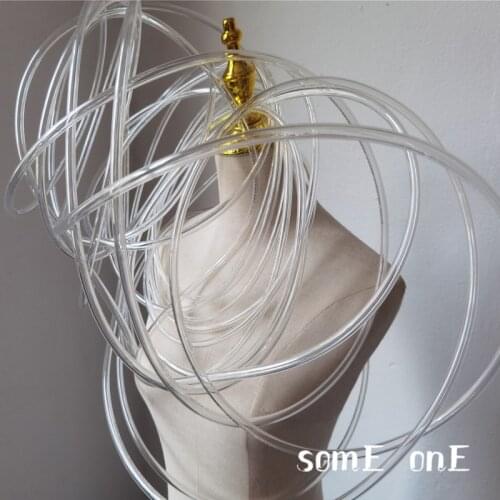 Transparent Plastic Pipe Accessories DIY Craft Supplies Modelling Design Decor Packaging Creative Designer Material