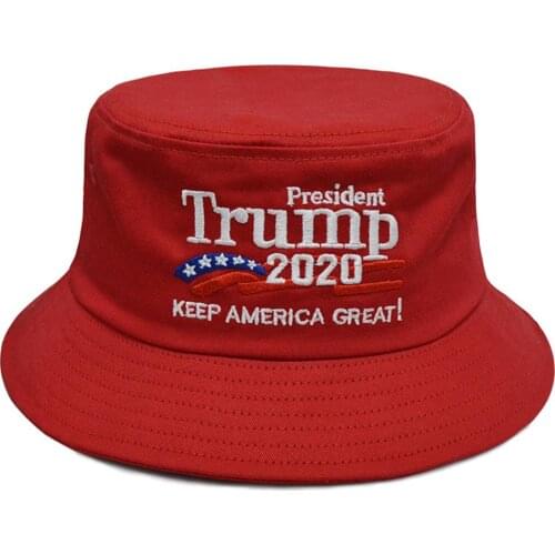 Fisherman Hat Trump 2020 Election Outdoor Sports Travel Cap Men and Women Sun Protection Hats