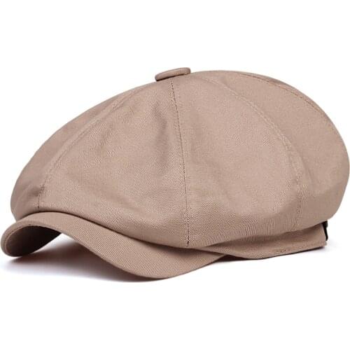 Fashion Spring Summer cotton Beret Caps for Men Women Cotton Sun Hat Unisex Octagonal Cap Vintage Outdoor sports Hats gorras