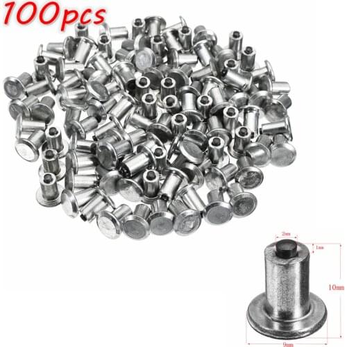 100pcs Spikes for Tires Universal Car Wheel Tyre Snow Spikes Studs Tires Anti-Slip Screw Stud Trim for Auto Car Truck Motorcycle