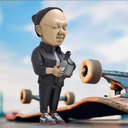 Trendsetter Trend Leader Street Art Manager Dolls Mighty Jaxx Danil Yad Hip Hop Sneaker Jeff Staple Action Figure Model Toys