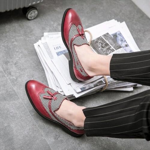 Brown Leather Shoes Genuine Leather Shoes Men Black Fashion Mens Skin Stylish For Male Casual Italian Summer Trend Lather