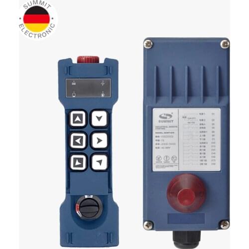 Universal Industrial Radio Wireless Remote Control SUMT-S06 6 One-Speed Buttons 380V AC for Overhead Crane