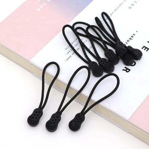10PCS Zipper Slip Rope EDC Backpack No Slip Zipper Pull Fit Rope Tag Fixer Zip Cord Suitcase Clothes Accessory for Camping FW112