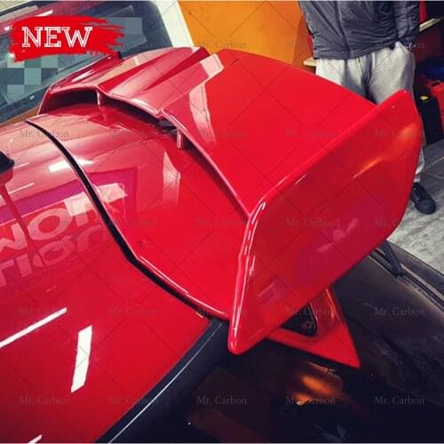 FOR MINI COOPER F55 F56 JCW GARBINO-STYLE CARBON FIBER ROOF WING TRIM BODY KIT TUNING PART FOR F55 F56 CARBON SPOILER RACING