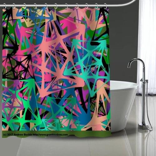 High Quality pattern Printing Shower Curtain Waterproof Curtains Bathroom Decor with Hooks Custom your image More size