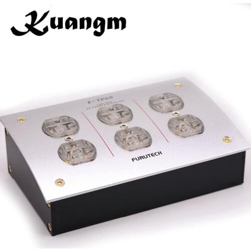 1pcs 6*US Hi-end e-TP60 GC-303 AC Power Distributor AC125V 50/60Hz 15A 15 amp IEC inlet electrical plug socket power filter