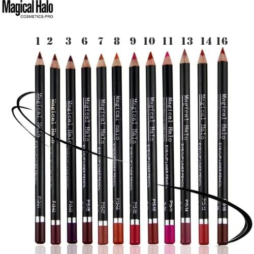 12 Colors/Set Color MixingLip Pencils Matte Lipliner Waterproof Smooth Nude Lipstick Pen Long Lasting Lip Makeup Cosmetic