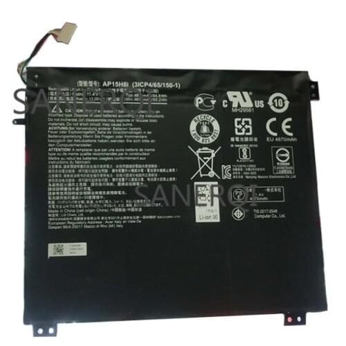 Laptop batteries for AP15H8I,One Cloudbook 1-431,Aspire One 14,One 1-431M,3ICP4/65/150-1,One 14 A01-431,11.4V,3 cell