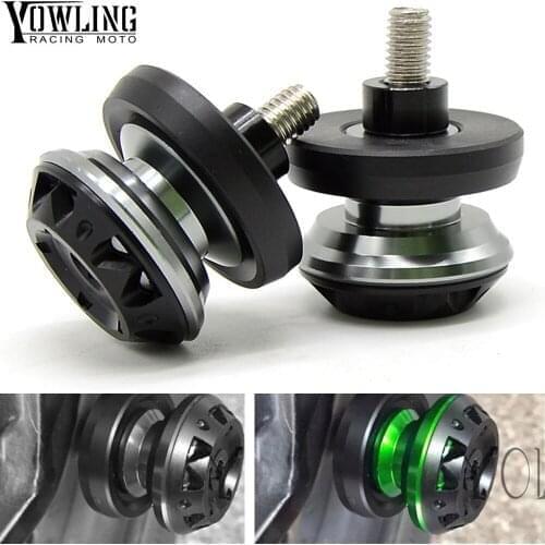Motorcycle Accessories Swingarm Spools slider 6MM 8MM 10mm stand screws FOR Kawasaki VERSYS 650 ZG1000 CONCOURS ZRX1100