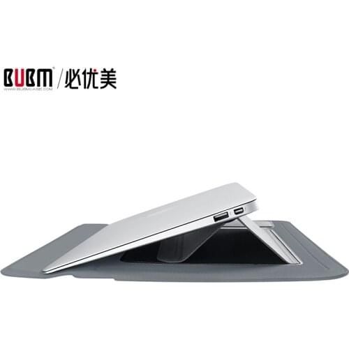 BUBM bag for computer stand folding bag3 in 1 travel bag laptop organizer multifunctional black gray blue