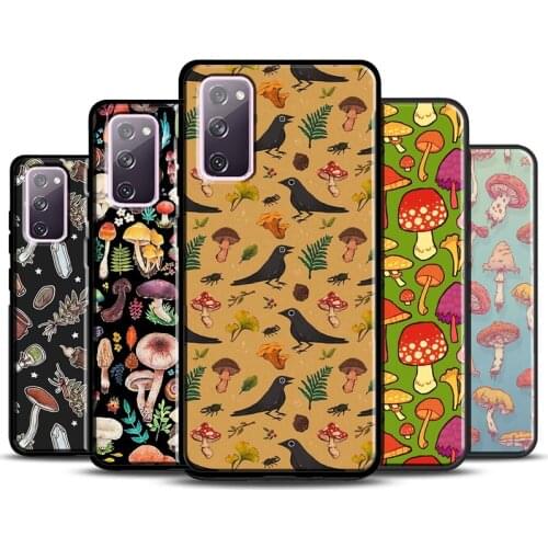 Mushroom Forest Case For Samsung Galaxy Note 20 Ultra Note 9 10 S10e S8 S9 S10 S21 Plus S20 FE Coque