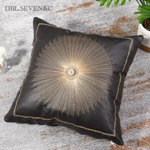 Luxury Embroidered Home Cushion cover High quality fabric pillow case sofa cushions cover decorative pillow cover Pillowcases