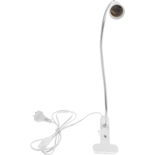 E27 Flexiable Light Holder Socket Simple Switch Design Clip Lamp with Touch Control AU Plug