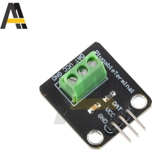 DS18B20 Temperature Sensor Module Kit Waterproof Digital Sensor Cable Stainless Terminal Adapter For Arduino Adapter Module