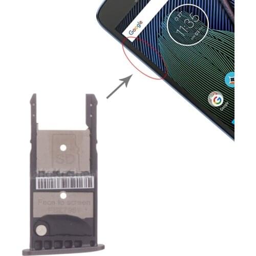 SIM Card Tray + Micro SD Card Tray for Motorola Moto G5 Plus