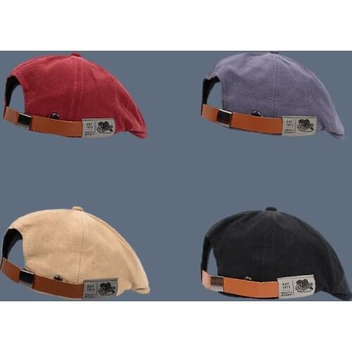 2021 New Wearing Style Men Hats Berets British Western Style Ivy Cap Classic Woman Vintage Cotton And Linen Beret