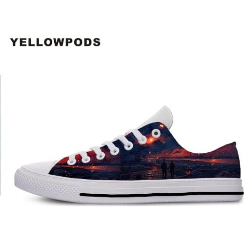 New Canvas Men Casual Shoes New Style 3D Print Couples For A Walk Shoes Mens And Womens Lightweight Off White Shoes Man