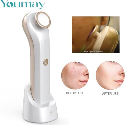 Youmay Blue Light Plasma Pen Scar Acne Removal Machine Skin Lifting Shrink Pores Ozone Therapy Acne Pen Facial Face Skin Care