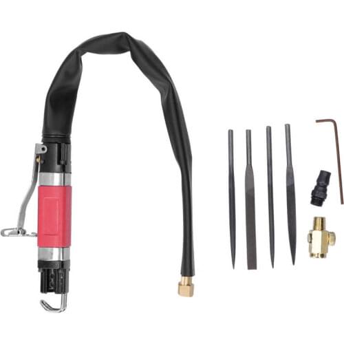 Air File with Snap Button Switch Pneumatic File Grinding Machine Hardware Tools 6.2bar 90psi for Polishing Aluminum Alloy