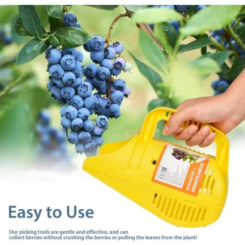 Blueberry Picker Plastic Fruit Picker Tools Farm Gardening Plant Garden Picker Suitable For Home Orchard Park Fruit Harvest Tool