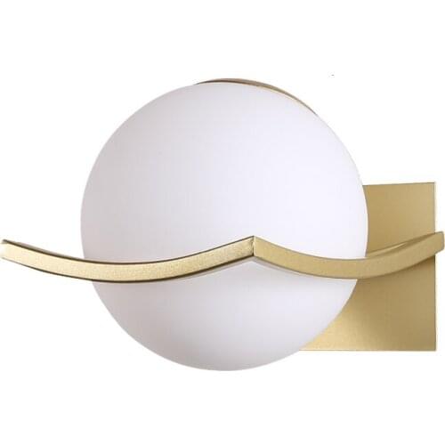 Industrial Style Retro Wall Light Vintage Creative Concise Glass Light Kitchen Restaurant Loft Led Wall Sconce Free Shipping