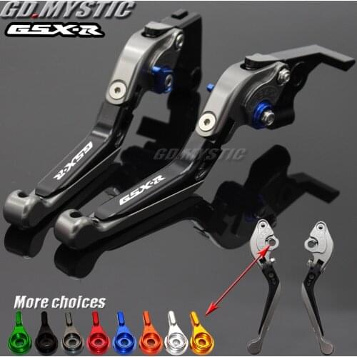 Brake Clutch Lever For SUZUKI GSXR 1000 GSXR1000 2007-2008 Blue Motorcycle Accessories Adjustable Folding Extendable Logo GSX-R