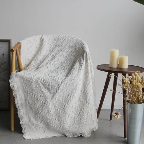Cotton solid color sofa towel