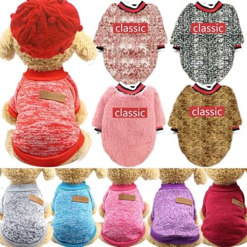 Sweatshirt Dog Puppy Clothes Pitbull Cat Clothes Hoodies For Dogs Soft Classic Outfit Apparel For Chihuahua ropa para perro E