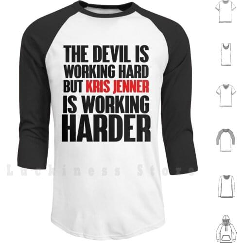 Kris Jenner Devil Hoodie Long Sleeve Is That A Chicken Keeping Up With The Kardashians Kardashians Kris Jenner