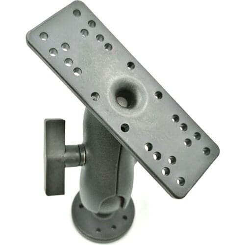 360 Degree Rotation Universal Marine Kayak Electronic Gear Plate Swivel Boat GPSMAP Supporter Fish Finder Mount Fishfinder