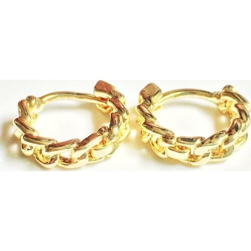 Nanny Fashion Womens Chain Piercing Earrings Alloy Chain Simple Hollow Charm Girl Jewelry Party Best Gift Wholesale