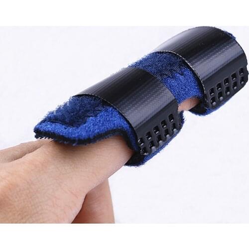 1Pcs Pain Relief With Adjustable Tape Bandage Aluminium Finger Splint Fracture Protection Brace Corrector Support