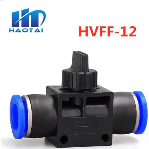 12mm HVFF aquarium fish tank co2 hand throttle Flow Control valve air tube rapid pipe joint pneumatic component trachea
