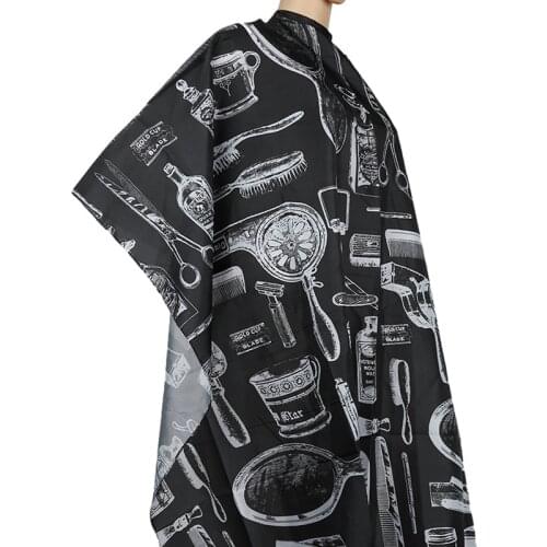 Waterproof Anti-static Hair Cutting Cape Salon Hairdressing Yield Perm Hair Color Large Gown Quick Dry Soft Fabric Barber Cloth