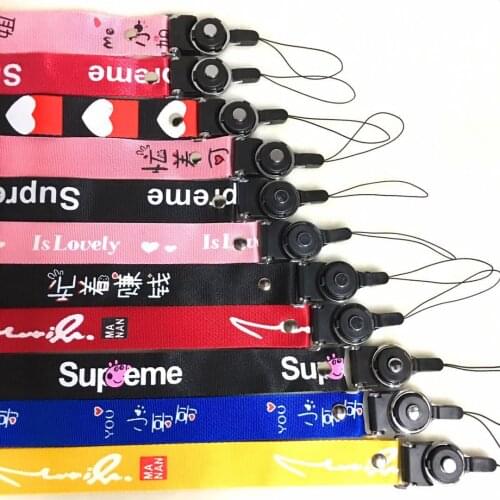 30pcs Multifunctional Detachable Layard 2 in 1 Rotating button For iPhone Phone Camera Strap Lanyard Neck Strap ID Card Badge