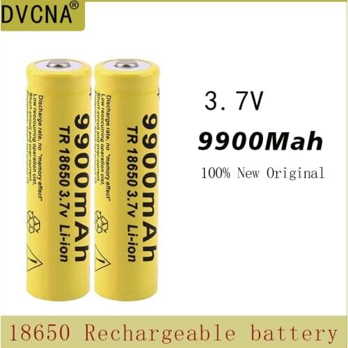 18650 Battery lithium rechargeable battery 9900mAh lithium battery 3.7 V for bright flashlight toy rechargeable Battery