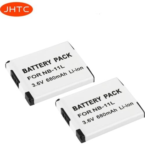 JHTC 680mAh NB-11L Battery NB 11L NB11L For Canon A2600 A3500 A4000IS IXUS 125 132 140 240 245 265 155 HS