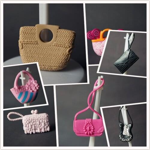 Dolls Accessories For Licca Doll For Barbie Doll For 1/6 Doll House Kids Toy Party Backpack bag Bracelet necklace parts no doll