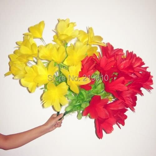 Free shipping Ribbon Silk To Two Bouquets - Stage Magic